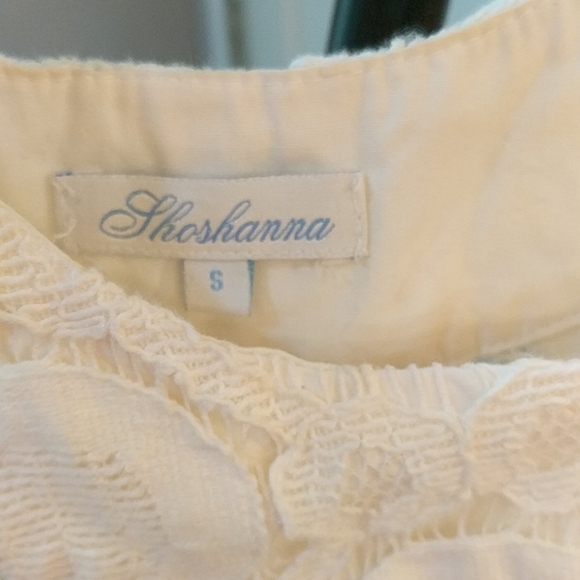 Shoshanna sleeveless women's lace mini dress/tunic - Picture 3 of 4